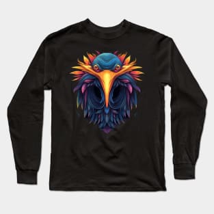 Heron Smiling Long Sleeve T-Shirt